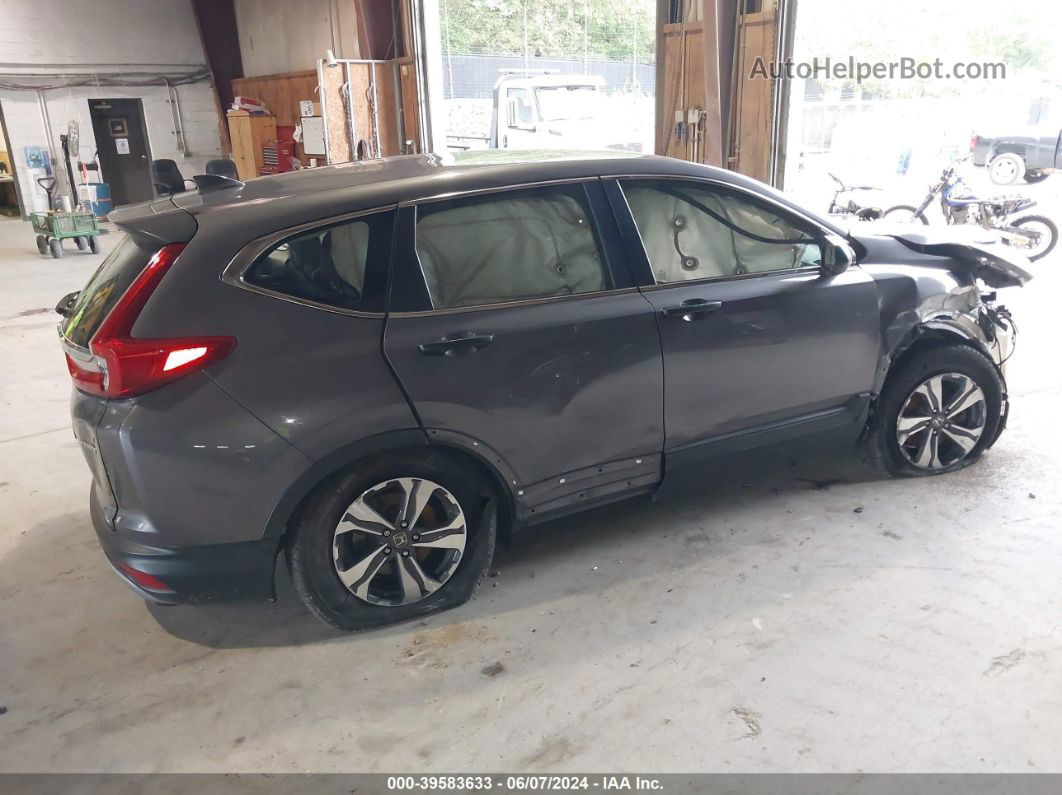 2018 Honda Cr-v Lx Gray vin: 2HKRW6H38JH222653