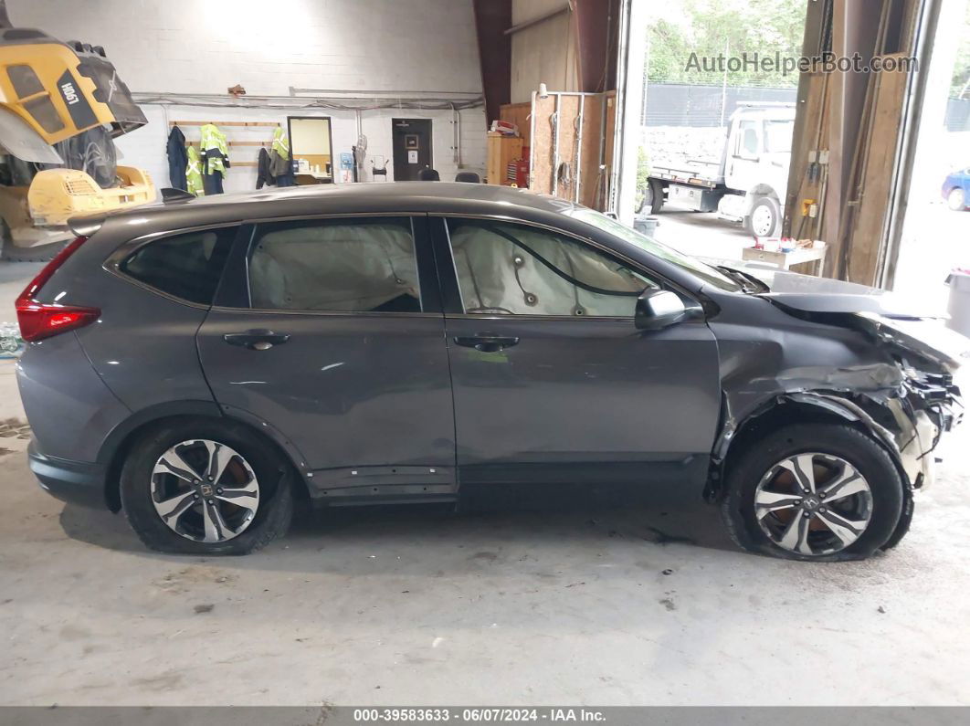 2018 Honda Cr-v Lx Gray vin: 2HKRW6H38JH222653