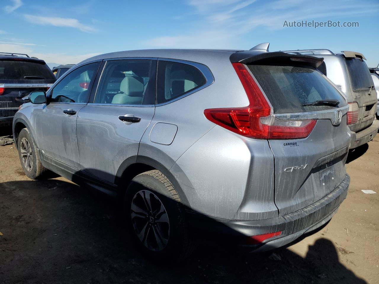 2018 Honda Cr-v Lx Silver vin: 2HKRW6H38JH227805