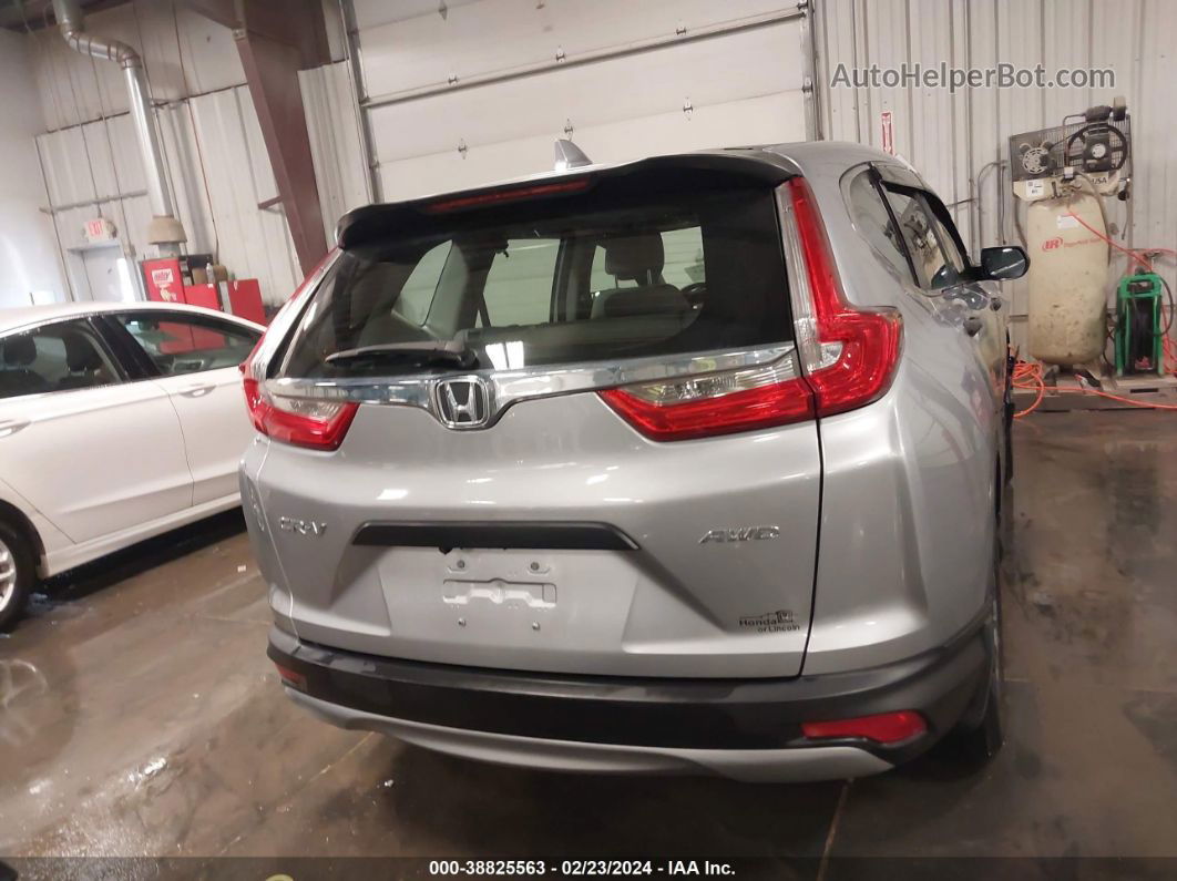 2018 Honda Cr-v Lx Silver vin: 2HKRW6H38JH228517