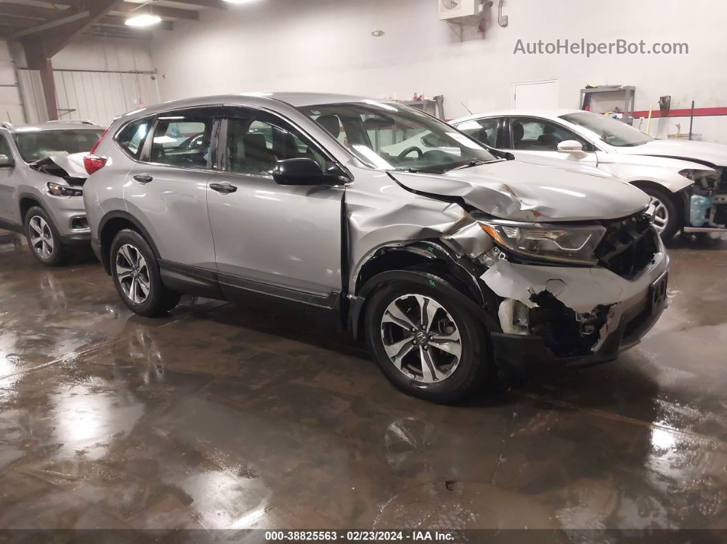 2018 Honda Cr-v Lx Silver vin: 2HKRW6H38JH228517