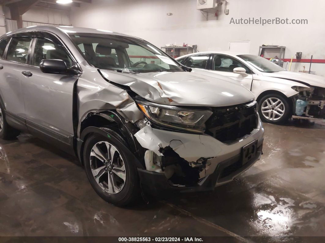 2018 Honda Cr-v Lx Silver vin: 2HKRW6H38JH228517