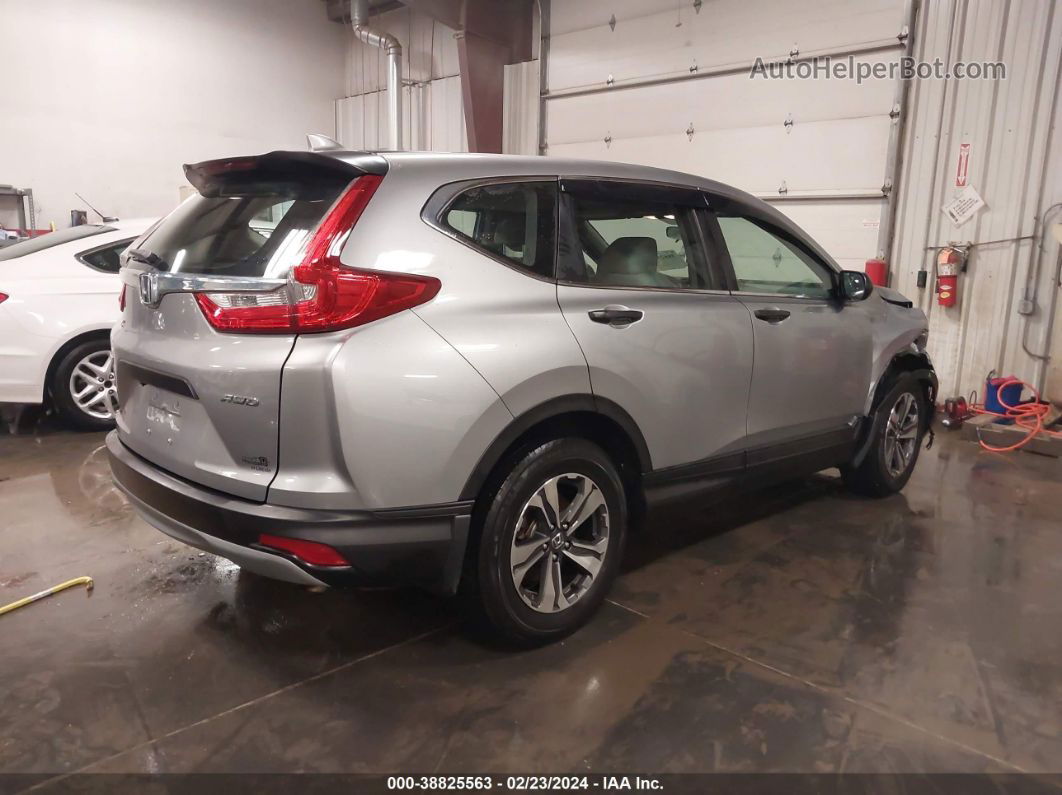 2018 Honda Cr-v Lx Silver vin: 2HKRW6H38JH228517