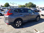 2017 Honda Cr-v Lx Gray vin: 2HKRW6H39HH205354