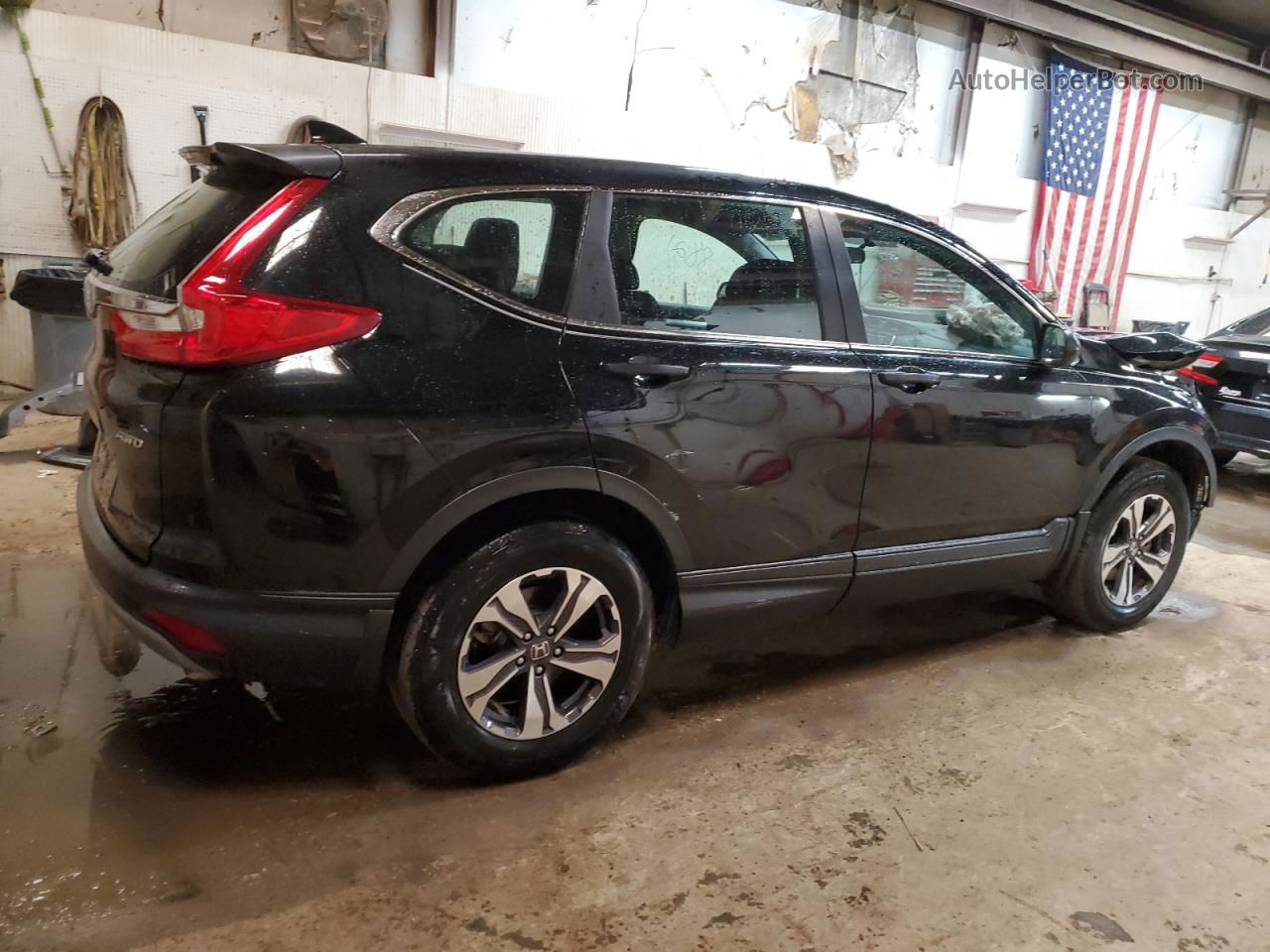 2017 Honda Cr-v Lx Black vin: 2HKRW6H39HH219531