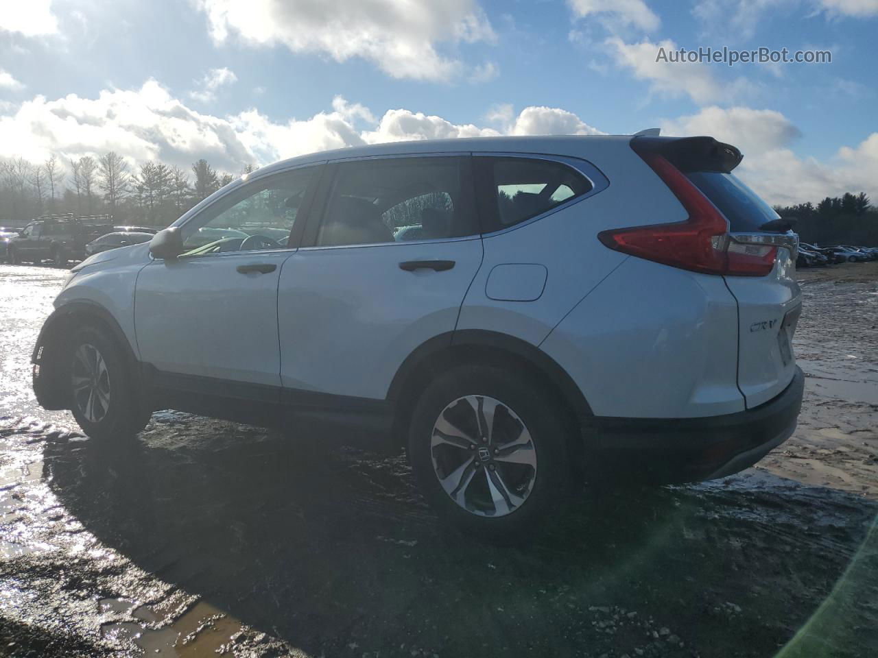 2017 Honda Cr-v Lx White vin: 2HKRW6H39HH221957