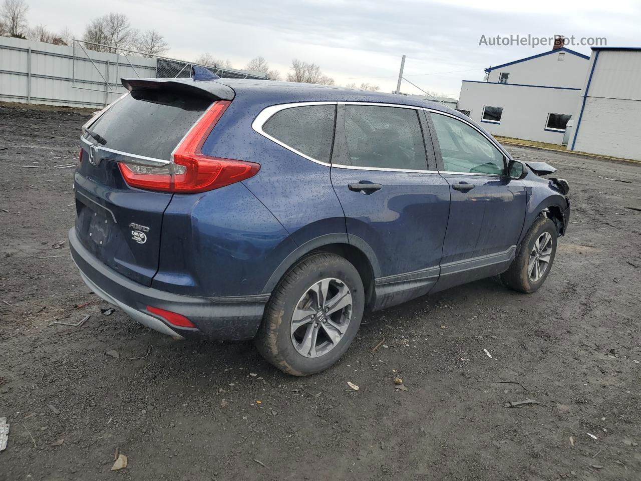 2018 Honda Cr-v Lx Blue vin: 2HKRW6H39JH213430