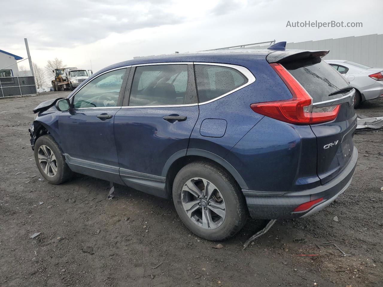 2018 Honda Cr-v Lx Blue vin: 2HKRW6H39JH213430