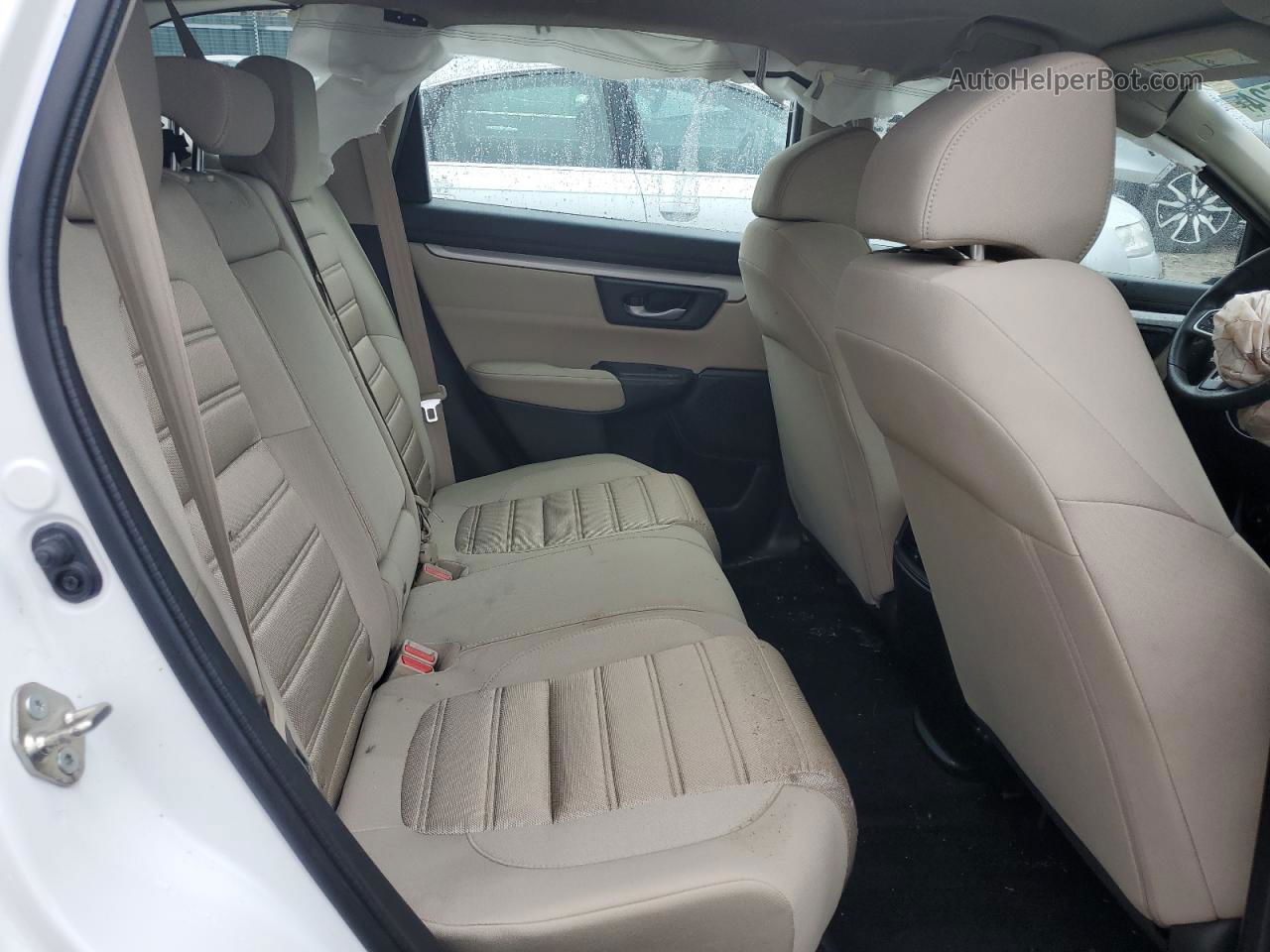 2019 Honda Cr-v Lx White vin: 2HKRW6H39KH203899