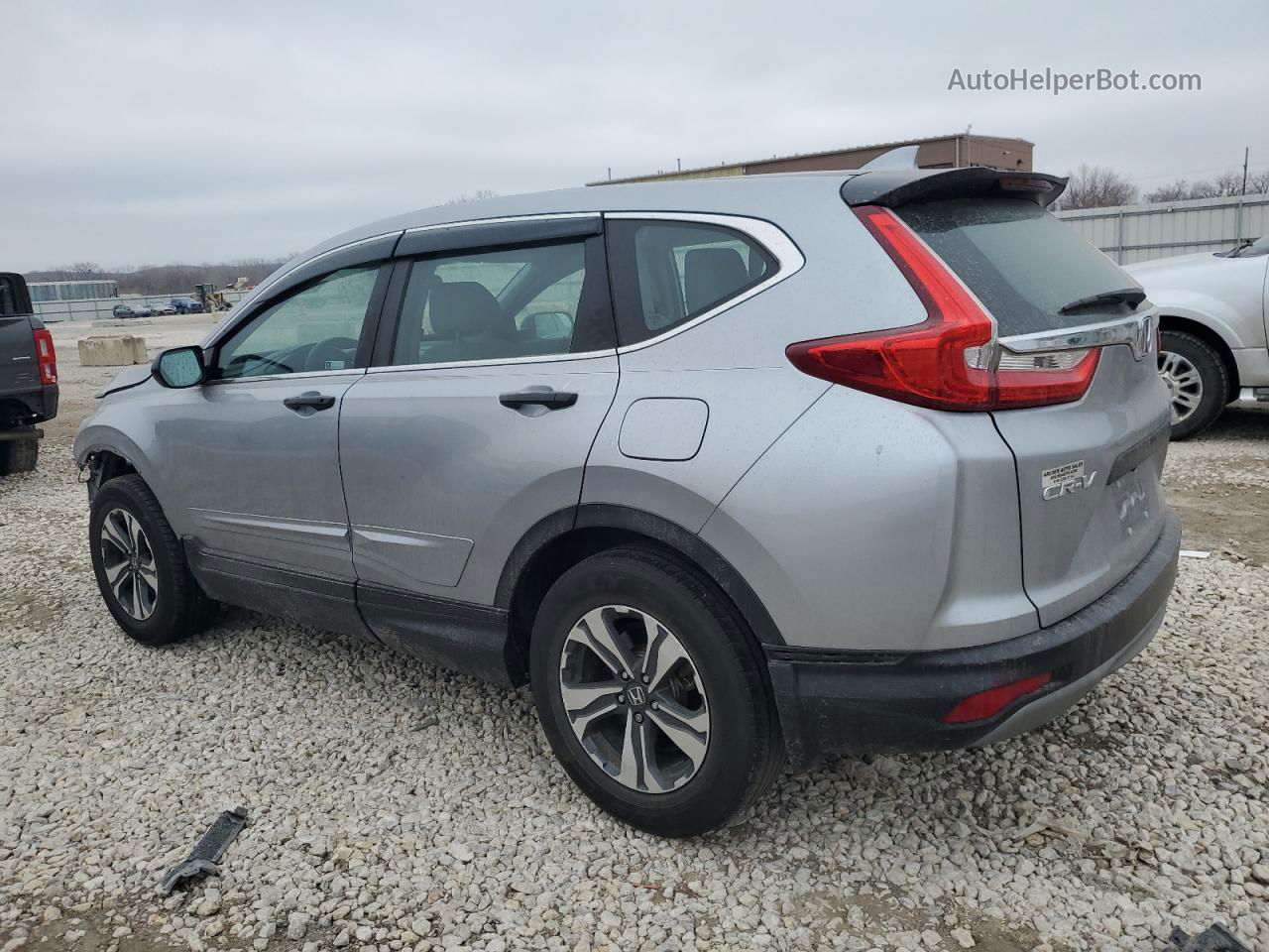 2019 Honda Cr-v Lx Silver vin: 2HKRW6H39KH208018