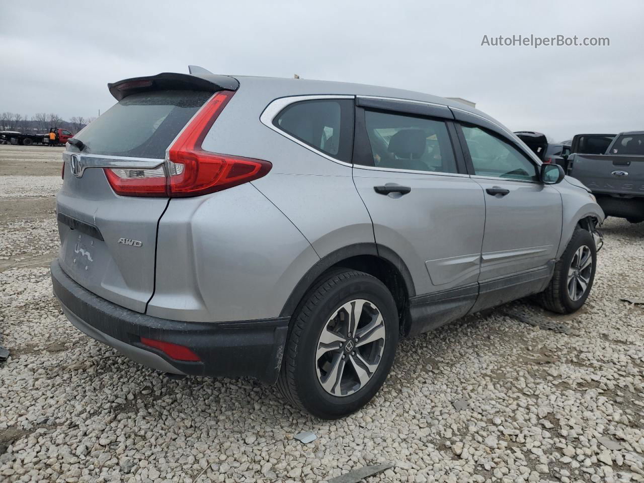 2019 Honda Cr-v Lx Серебряный vin: 2HKRW6H39KH208018