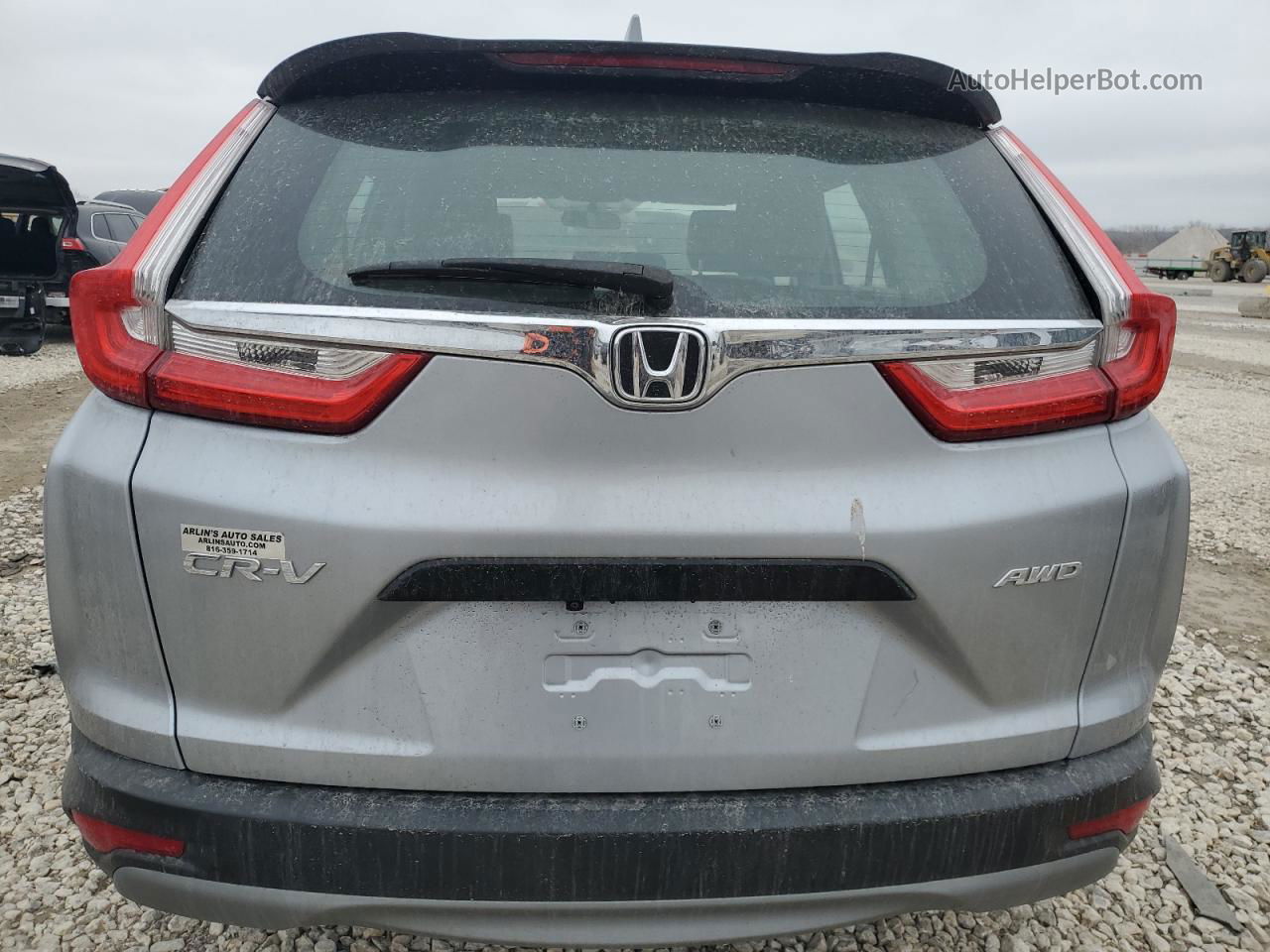 2019 Honda Cr-v Lx Silver vin: 2HKRW6H39KH208018