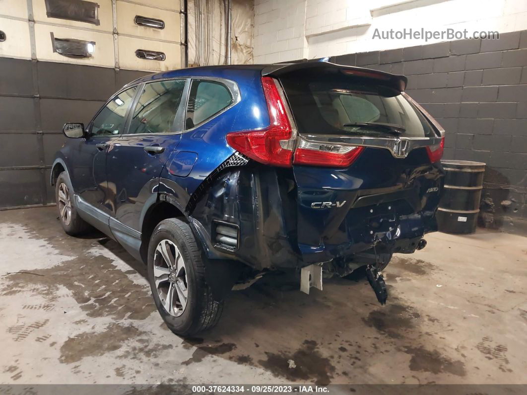 2019 Honda Cr-v Lx Синий vin: 2HKRW6H39KH218032