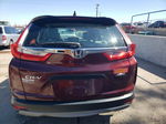 2017 Honda Cr-v Lx Burgundy vin: 2HKRW6H3XHH217643