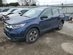 2018 Honda Cr-v Lx Blue vin: 2HKRW6H3XJH204381