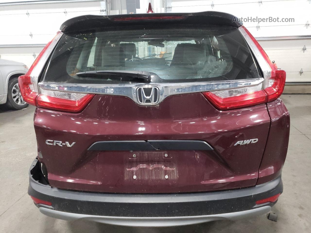 2018 Honda Cr-v Lx Темно-бордовый vin: 2HKRW6H3XJH207295