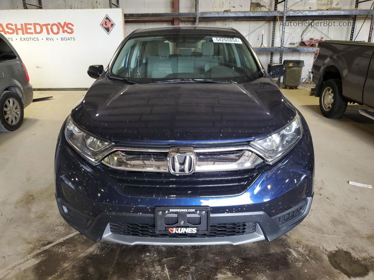 2018 Honda Cr-v Lx Blue vin: 2HKRW6H3XJH217888