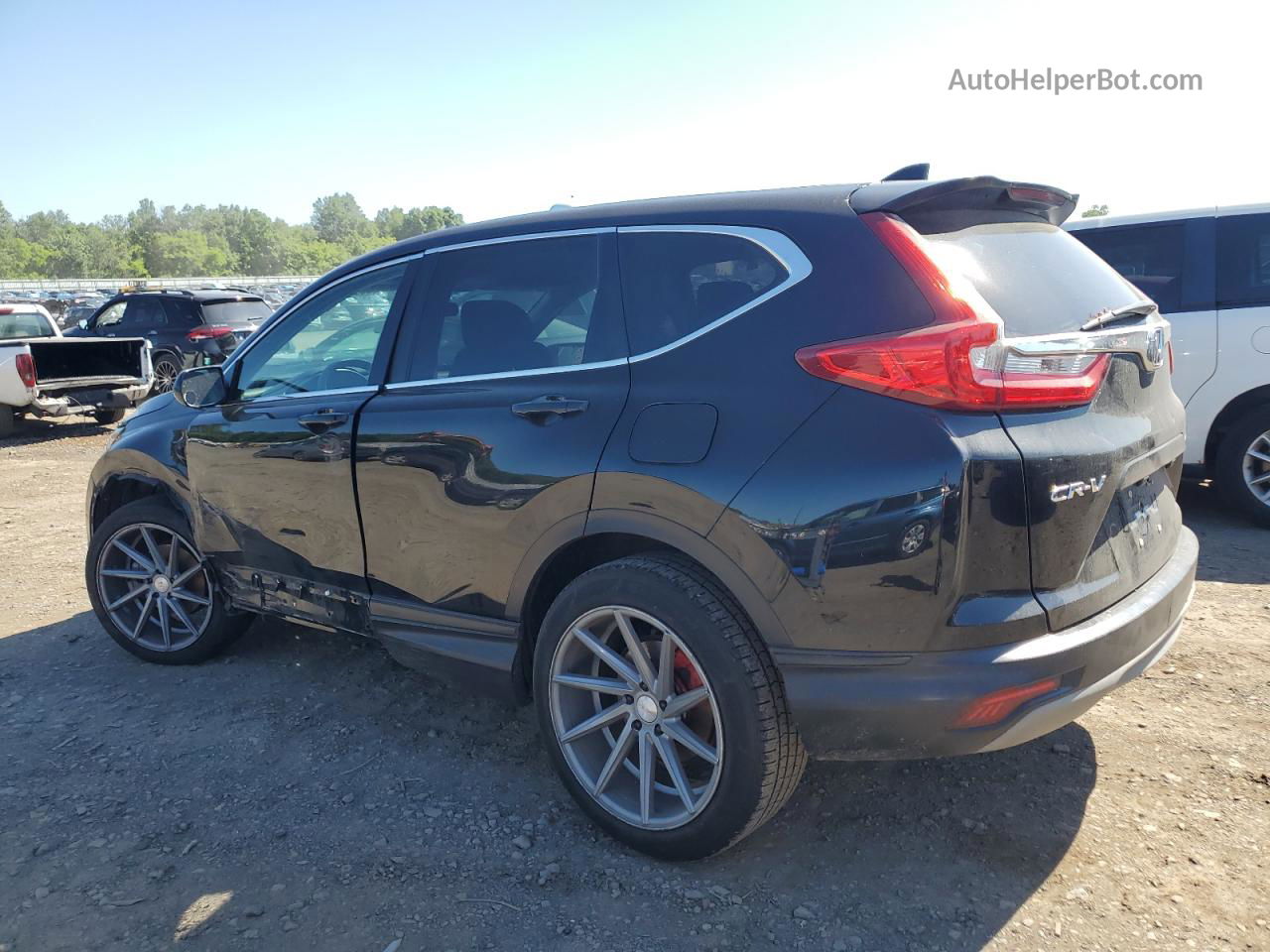 2019 Honda Cr-v Lx Black vin: 2HKRW6H3XKH208237