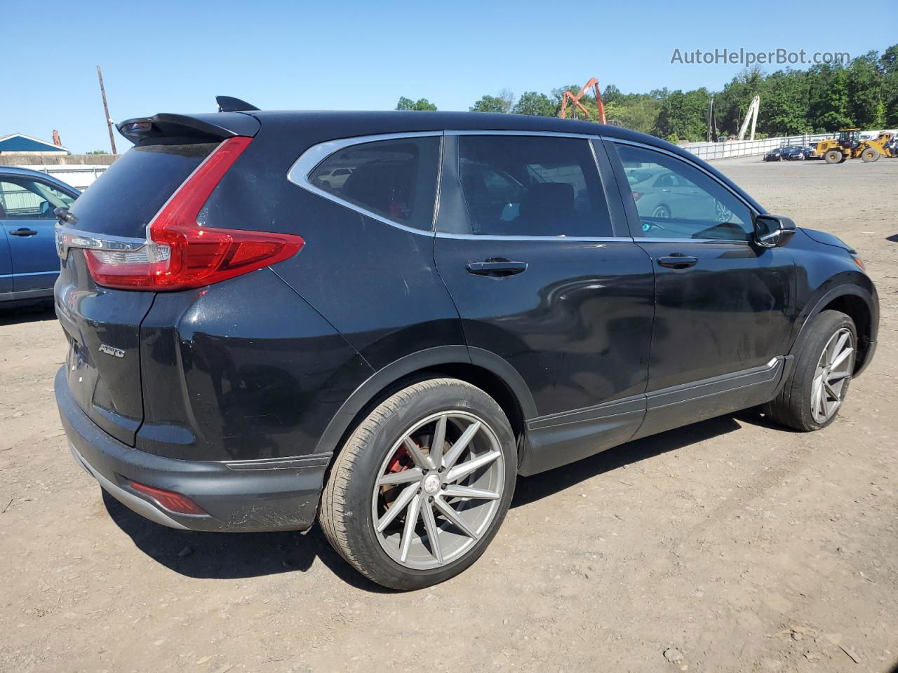 2019 Honda Cr-v Lx Black vin: 2HKRW6H3XKH208237