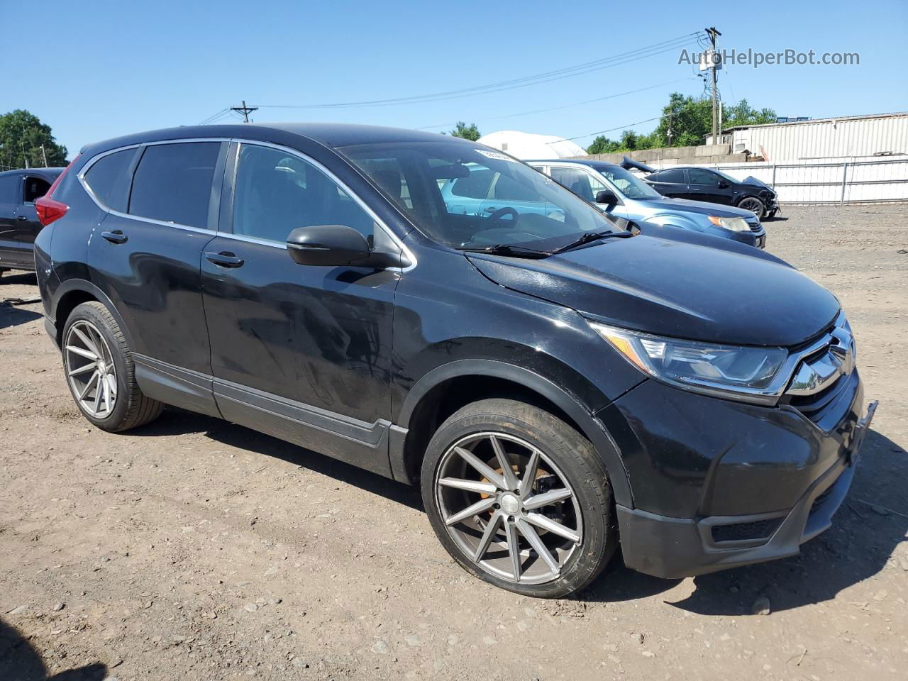 2019 Honda Cr-v Lx Black vin: 2HKRW6H3XKH208237