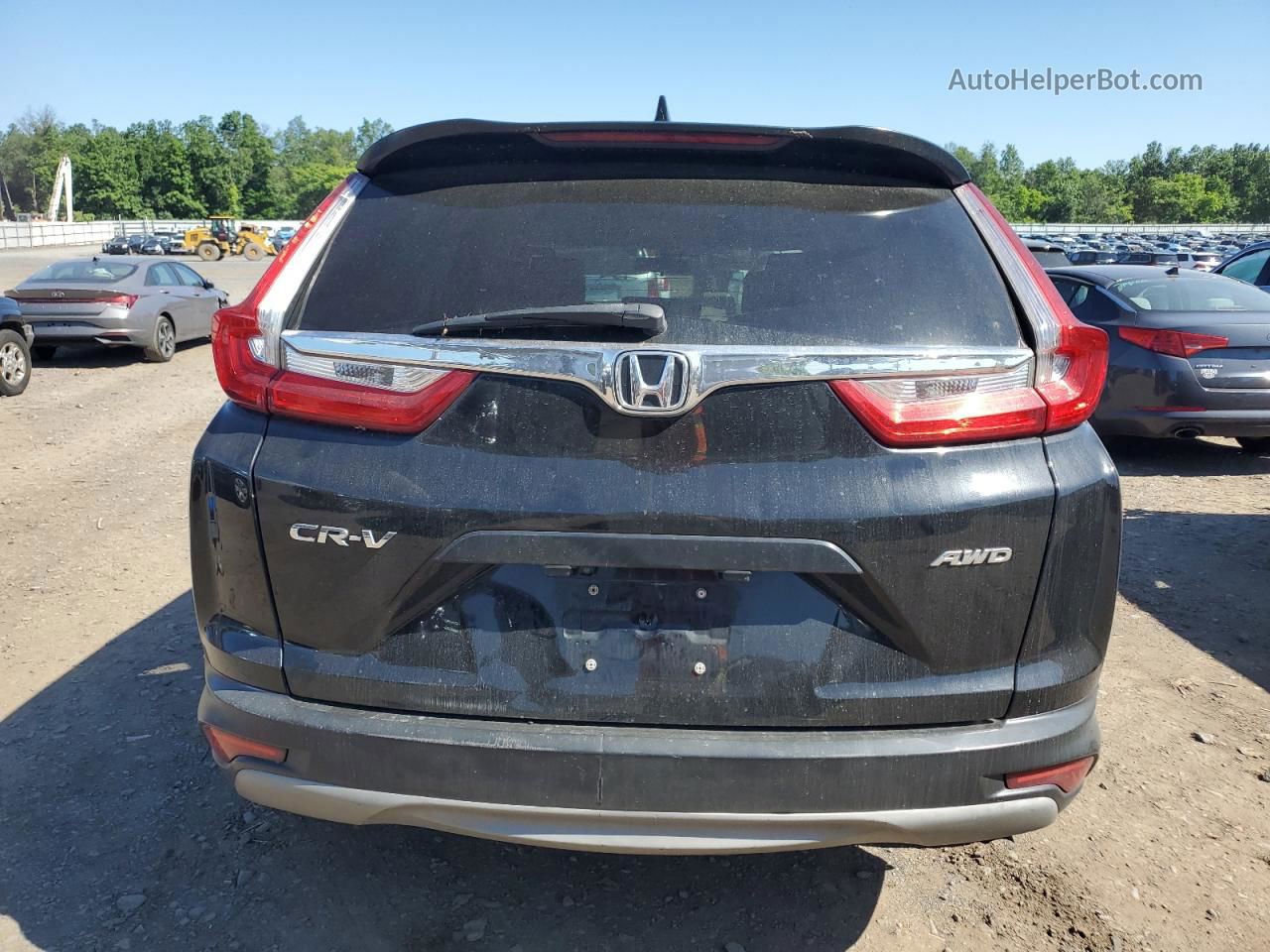 2019 Honda Cr-v Lx Black vin: 2HKRW6H3XKH208237