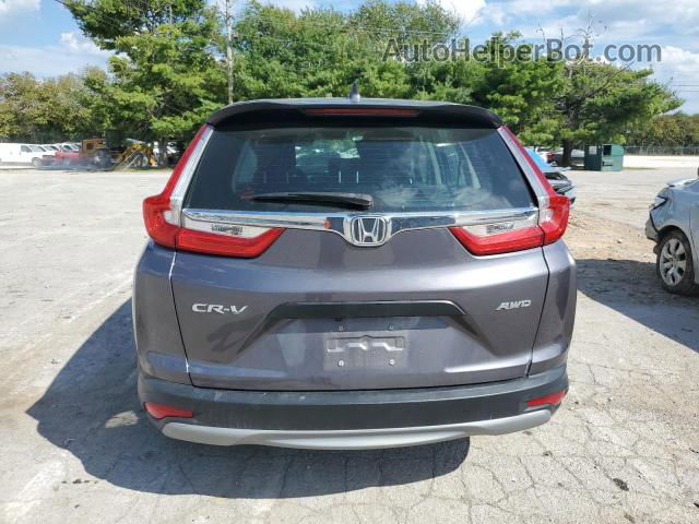 2019 Honda Cr-v Lx Gray vin: 2HKRW6H3XKH221330