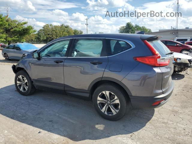 2019 Honda Cr-v Lx Gray vin: 2HKRW6H3XKH221330