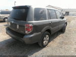 2007 Honda Pilot Lx Gray vin: 2HKYF18127H520993