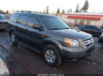 2007 Honda Pilot Lx Серый vin: 2HKYF18187H516544