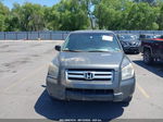 2007 Honda Pilot Lx Gray vin: 2HKYF18187H521033