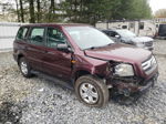 2007 Honda Pilot Lx Бордовый vin: 2HKYF18197H512907