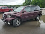 2007 Honda Pilot Ex Бордовый vin: 2HKYF18407H513602