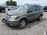 2007 Honda Pilot Ex Green vin: 2HKYF18407H522574