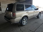 2007 Honda Pilot Ex Beige vin: 2HKYF18407H525376