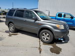 2007 Honda Pilot Ex Gray vin: 2HKYF18417H509428