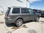 2007 Honda Pilot Ex Gray vin: 2HKYF18417H509428