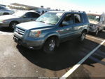 2007 Honda Pilot Ex Light Blue vin: 2HKYF18467H503866