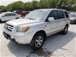 2007 Honda Pilot Ex Silver vin: 2HKYF18467H522787