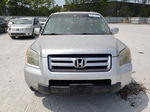 2007 Honda Pilot Ex Silver vin: 2HKYF18467H522787