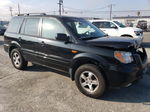 2007 Honda Pilot Ex Black vin: 2HKYF18467H532414