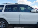 2007 Honda Pilot Ex White vin: 2HKYF18497H540930