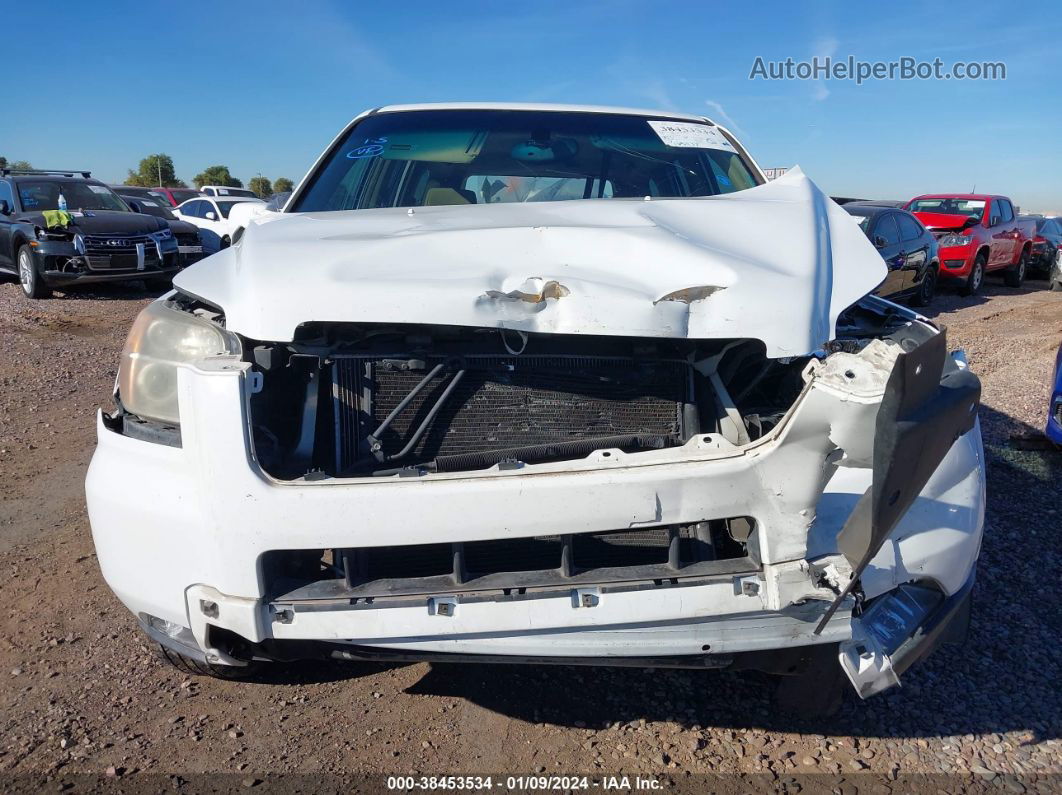 2007 Honda Pilot Ex White vin: 2HKYF18497H540930