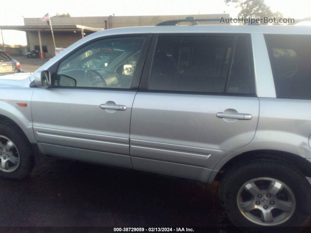 2007 Honda Pilot Ex Silver vin: 2HKYF184X7H528236