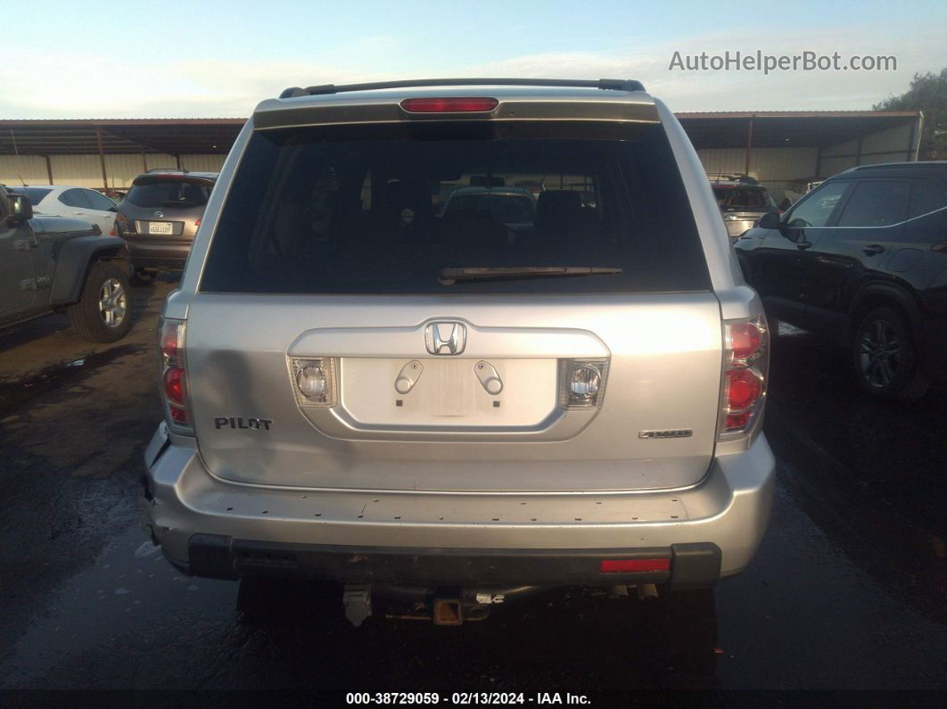 2007 Honda Pilot Ex Silver vin: 2HKYF184X7H528236