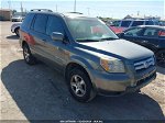 2007 Honda Pilot Ex-l Gray vin: 2HKYF18507H521594