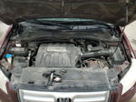 2007 Honda Pilot Exl Бордовый vin: 2HKYF18527H535352