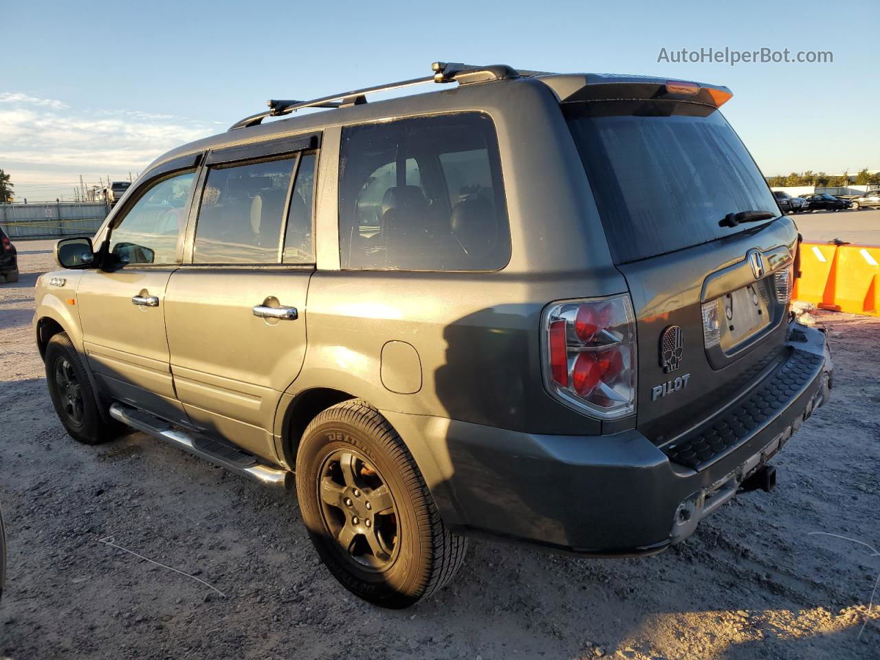 2007 Honda Pilot Exl Gray vin: 2HKYF18537H509567