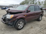 2007 Honda Pilot Exl Maroon vin: 2HKYF18547H532162