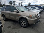 2007 Honda Pilot Exl Золотой vin: 2HKYF18557H521669