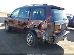 2007 Honda Pilot Ex-l Burgundy vin: 2HKYF18557H529898